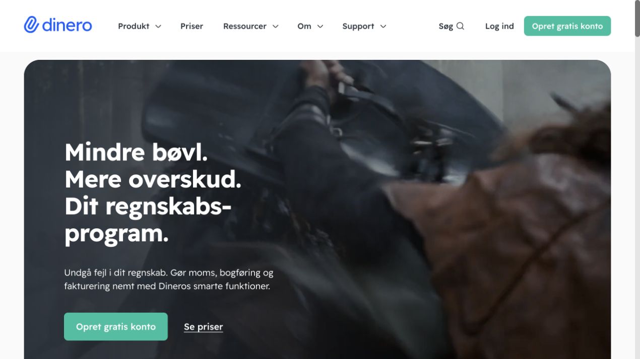 Dinero, website